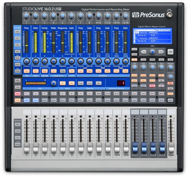 STUDIOLIVE 16.0.2 USB 16-CHANNEL PERFORMANCE AND RECORDING DIGITAL MIXER WITH USB
